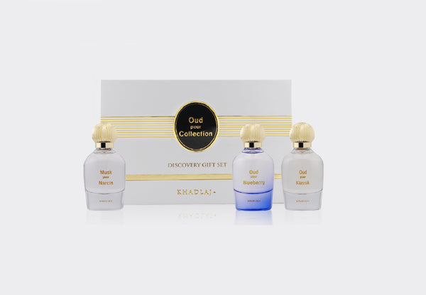 OUD POUR COLLECTION 3 PIECES DISCOVERY GIFT SET - Khadlaj Perfumes